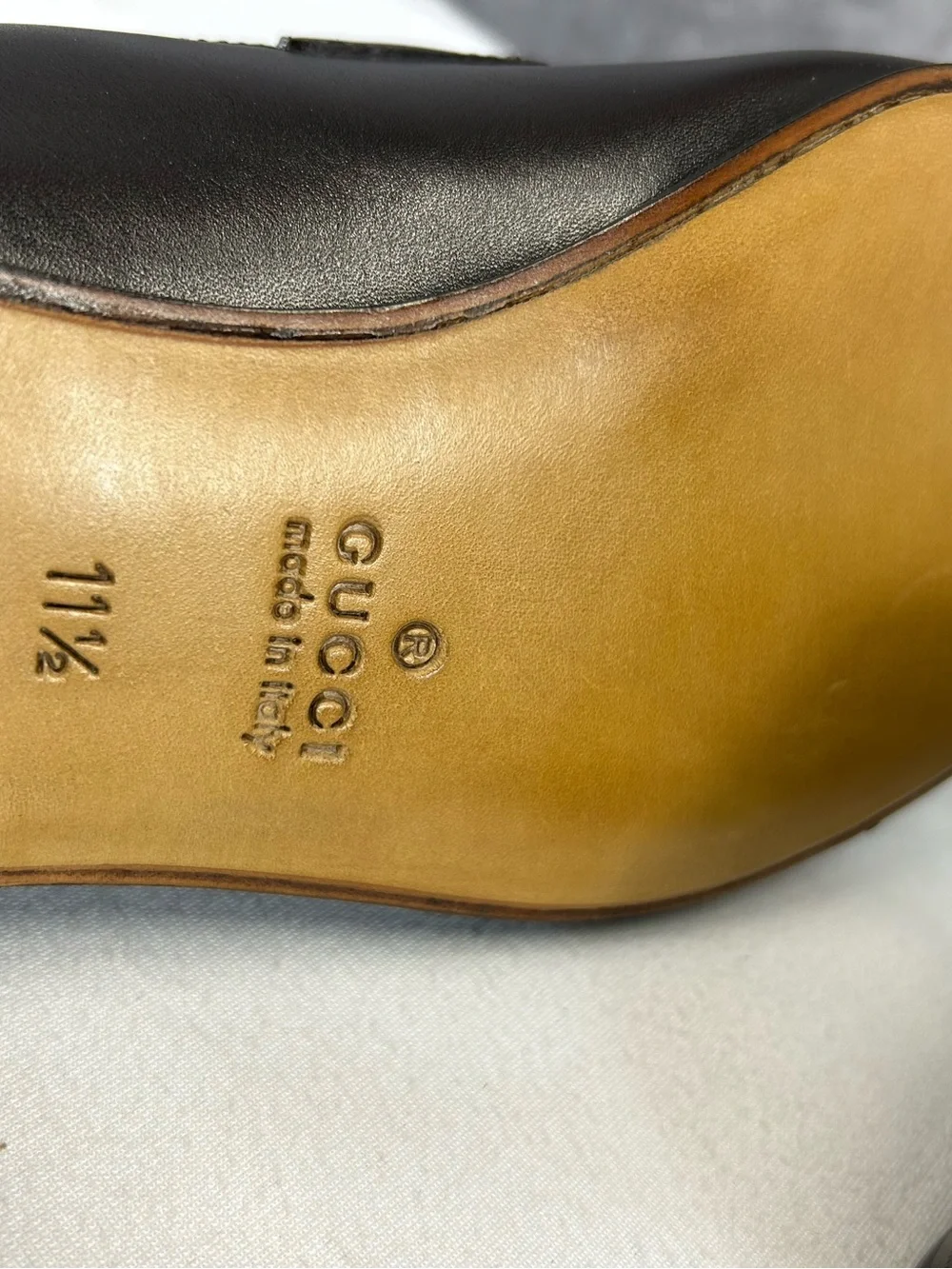 Gucci jordaan leather